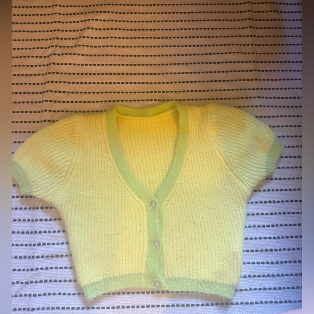 Yellow Knit Women's Intimate Wear